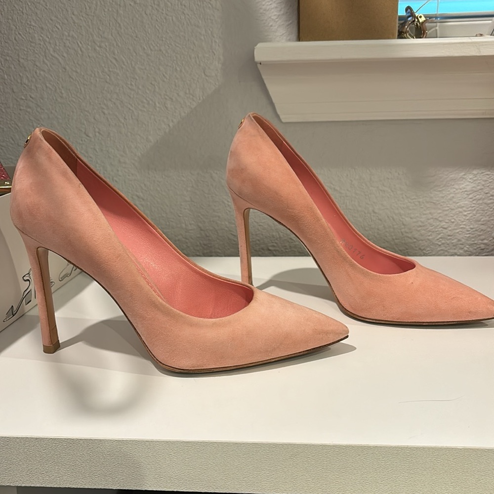 Neverfull Pink Louis Vuitton Heels sz 37 - Picture 3 of 5